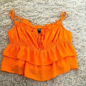 Summer ruffle top